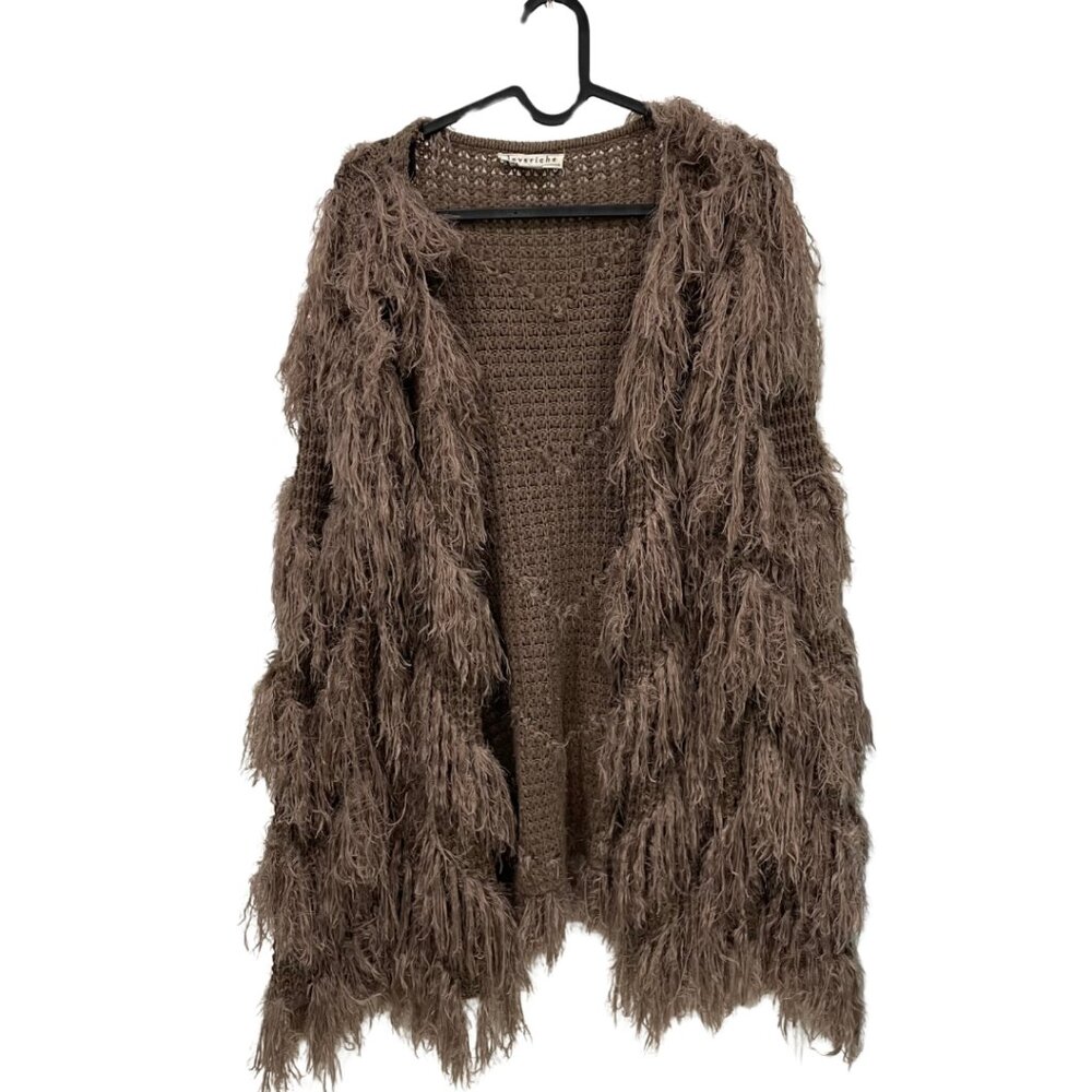 Love Riche Open Fringe Cardigan